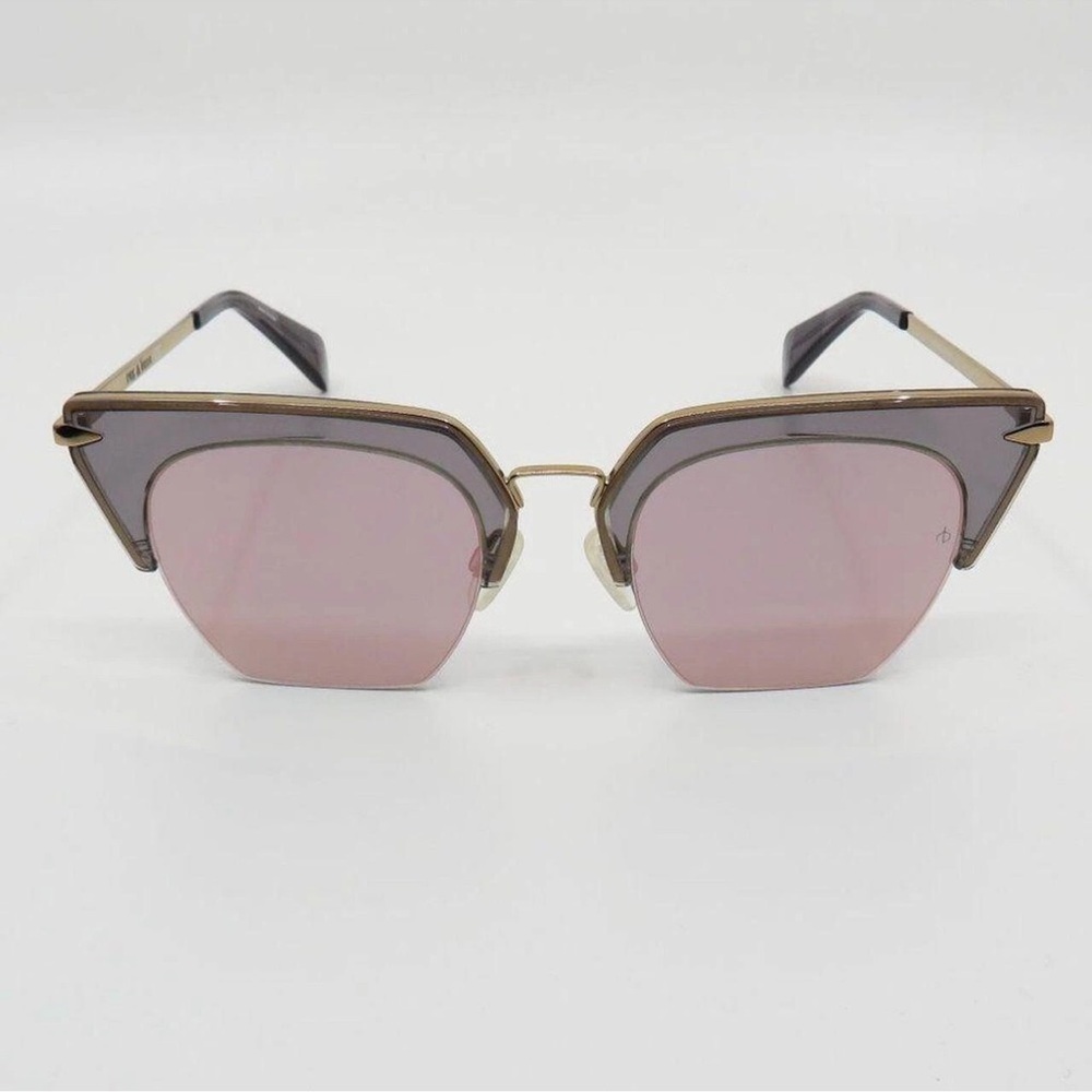 NWOT Rag & Bone Gradient Rimless Geometric Sunglasses - Picture 3 of 5